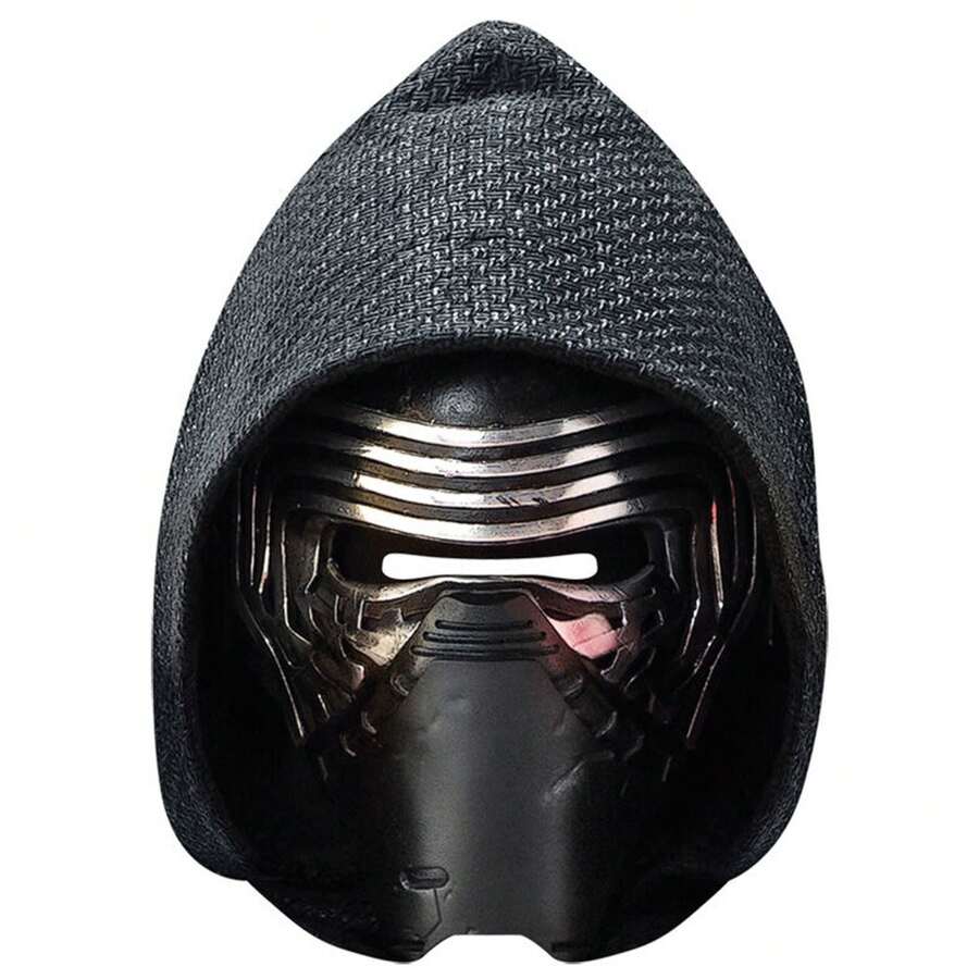 Rubies Masque Kylo Ren Star Wars – Costumes galactiques de personnages emblématiques pour le carnaval et Halloween, idéal pour les fêtes à thème, le cosplay et les événements, tenues de science-fiction au style aventureux, Jedi et Côté Obscur - Noir - Voir 1