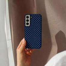 Navy Blue Polka Dot Phone Case, Compatible With IPhone 17 16 15 14 13 12 Pro Max, For Galaxy S25 S23, And Pixel. - 寶藍色 - 查看 8