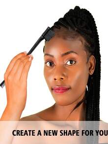 ikt 1支发蜡棒 + 3件套亮泽发型梳子套装，猪鬃毛梳 + 尖尾梳造型工具，适用于毛躁、凌乱发型、马尾辫和假发 - 75g - 查看 9