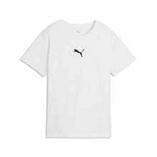 Puma Women's PREMIUM ESSENTIALS Short Sleeve Knit Crew Neck T-Shirt 63777402 - Black and White - View 1