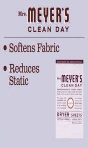 MRS. MEYER'S CLEAN DAY Dryer Sheets, Lavender, 80 Ct (Pack Of 12) - MàuF - Xem 4