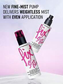 MAC Long-Lasting Makeup Setting Spray (Alcohol-Free Formula) 100ml/3.4oz | Alcohol-Free | Moisturizing Setting Spray | Long-Lasting Makeup Effect | Lightweight & Weightless | Smudge-Resistant | Fine Mist Nozzle - Fix+Stay Over - 100ml - View 4