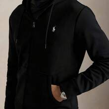 Polo Ralph Lauren Double-Knit Full-Zip Hoodie,Embroidered Logo Hoodie - Unisex - màu đen - Xem 3