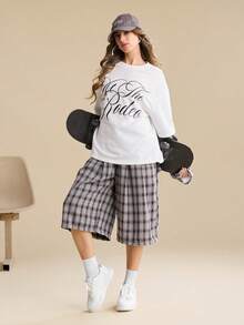 2025 New Spring/Autumn Fashion Casual Versatile Thick Sole Lace-Up White Platform Sneakers, Waterproof, Women's Skateboard Shoes - Grey - View 12