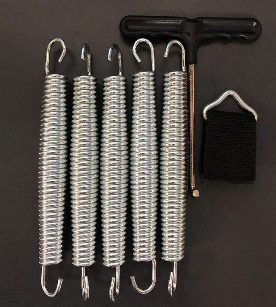 Trampoline Spring (87, 100, 120, 130,135,140, 147,165,178,190,210,215,260 Mm) Spring Replacement Spring, Trampoline Accessories, Trampoline Triangle Buckle - ColorH - View 1