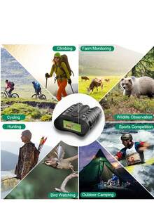 Night Vision Binoculars, Night Vision Binoculars, Night Vision Goggles, 1280P 984ft 7-Level Digital Night Vision Binoculars, 3-Inch Large Screen With 32G TF Card For Night Observation And Outdoor Hunting, Take Photos And Videos In Full HD Quality - 黑色 - 查看 8