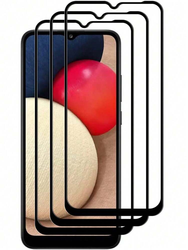 三片装全屏无边框钢化玻璃屏幕保护膜，兼容三星Galaxy手机，零遮挡超窄边框，高铝强化钢化玻璃屏幕保护膜，超薄边框，精准贴合手机，防静电、防碎裂、防指纹、防油污、防爆裂，兼容三星Galaxy手机，高透电镀高清显示屏，触感顺滑，超薄设计，全屏覆盖，防碎裂保护，硬质包装 - 無色 - 查看 103