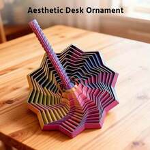 1 Set/1 Stück 3D gedrucktes sensorisches Spielzeug, 3D gedrucktes Stern-Polygon Stressabbau Spielzeug, oktagonaler Griff Fidget Toy, 3D Faltstruktur, Fingerdruck Entlastungsspielzeug, Büro Dekoration, Unterhaltung Entspannung Fingerspielzeug, visuell & auditiv beruhigendes Spielzeug, Büro Dekoration, Weihnachtsgeschenk, Geburtstagsparty Geschenk, ideales Urlaubsgeschenk - Verschiedenfarbig - Übersicht 2