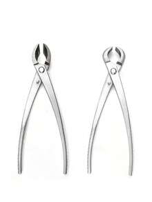 3pcs Stainless Steel Professional Gardening Pruning Shears Set, Suitable For Bonsai Trimming, Bud Trimming, Branch Shaping And Ball Trimming - 3-In-1 Multifunctional Tool Kit - A - View 4