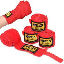 Vendas para Boxeo, Vendas Elásticas de Boxeo, Ringside Vendas para Boxeo, Vendas de Mano Elasticas para Protección, Protección de Muñecas y Nudillos, Boxeo, Kickboxing, Muay Thai, Lucha - Rojo - Ver 13