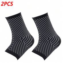 1 Pair Ankle Compression Sleeve - Black - View 9