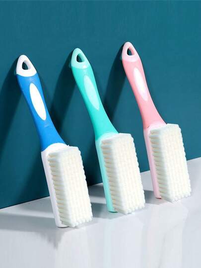 1pc Soft Bristle Shoe Brush, Household Cleaning Brush For Washing Clothes And Shoes, Shoe Cleaning Tool