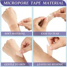 2/4/6片装眼影贴纸，低过敏性睫毛嫁接胶带，透气不刺激皮肤，自然眼线贴纸，眼部化妆配件，眼部妆容定型贴纸，睫毛嫁接工具，无需电池 - 杏色 - 查看 5