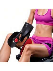 Viral Thigh Master Trainer - Total Body Workout For Inner Thighs, Legs, Arms & Chest, Portable Home Gym Equipment For Toning & Strength, Ergonomic Home And Office Fitness Device - 黑色 - 查看 9
