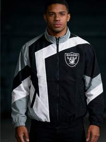Starter Vintage Basketball  Rocket Contrast Jacket American Hip Hop Street Style Vintage Embroidered Jacket - 339-02 - 查看 3