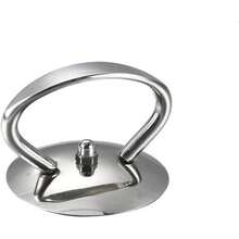 Universal Pot Lid Cover Knob Handle,Stainless Steel Replacement Cookware Pot Lid Handgrip Knob With Three Length Mounting Screws And Silicone Washer - Silver - View 2