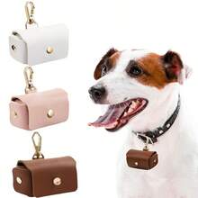 Customized 1pc Personalized Leather Proposal Ring Box, Mini Cute Customizable PU Leather Ring Box Travel Jewelry Storage Bag, Dog Collar Pendant Ring Storage Bag, Suitable For Storing Earrings And Rings For Engagement And Wedding Ceremonies, Can Be Personalized To Include Your And Your Partner's Initials Or Full Names. Suitable For Weddings, Proposal Ceremonies, Parties, And Accessory Storage Occasions - Multicolor - View 4