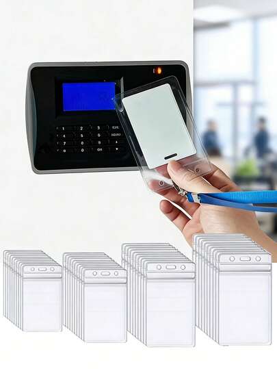 High Quality Anti-Lost Passport Holder, Extra Large Transparent Document Card Case, Student Passport Cover