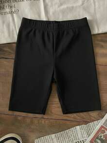 1pc Girls Energetic Girl Heart Print T-Shirt Set, Includes Heart Graphic Tee And Black Leggings/Yoga Pants 2pcs Outfit - White - View 4