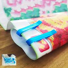 4/8件套钻石画工具画布夹 DIY十字绣钻石刺绣全钻画布夹专用卷布刺绣夹。适用于办公室和日常使用。美观实用，方便快捷。 - 彩色 - 查看 4