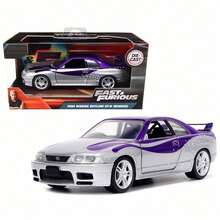 Simba Universal 1:32 Scale "Fast & Furious" Diecast Metal Car Model, Realistic Movable Wheels, Openable Doors, Rubber Tires, Adult Collectible, Collector's Gift - Multicolor - View 19