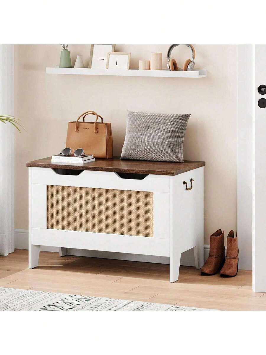 Storage Trunks & Chests - 30-inch Brown and White - View 1