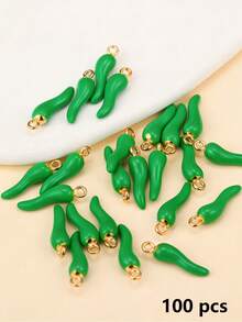[Quantity] Pcs Vivid Multicolor 3D Red Chili Pendant, Suitable For DIY Earrings, Necklace, Bracelet And Keychain - Spicy Style Jewelry Making Accessories, Jewelry Making Charm - Chili - View 47