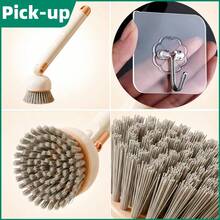 New Patented Pot & Utensil Cleaning Brush, With Rotatable Long Handle Brush Head, Easy To Clean Kitchen Pots, Cups, Bottles, Stovetops, Sinks, Fruits & Vegetables, Commercial Cleaning - Upgrade Rotating Pot Brush - View 14