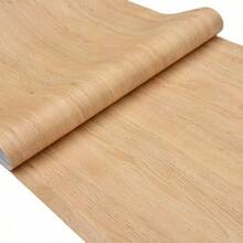 1 Roll Removable Self-Adhesive Wood Grain Vinyl Wallpaper, Waterproof & Moisture-Proof, Easy To Install, Suitable For Walls, Cabinets, Furniture, 45cm X 500cm/300cm/100cm - B - View 11