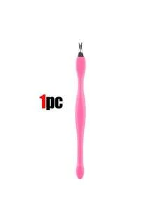 50片粉色指甲打磨垫和钢制推杆套装 | 180目自粘抛光锉，用于指甲打磨和抛光 | 适用于贴片式美甲和俄式美甲 | 返校必备美甲用品 - 彩色 - 查看 10