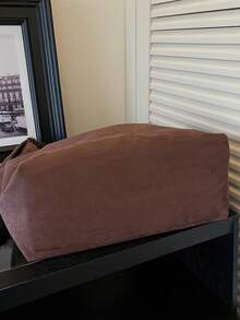 Autumn And Winter High-End Retro Suede Tote Bag, New Versatile Large Capacity Crossbody Bag - Multicolor - View 6