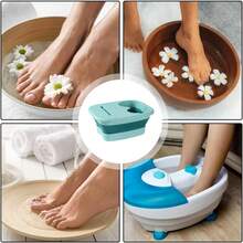Foot Soaking Bath Basin - Foldable Foot Bath Bucket - Foot Bath Massager, Foot Soak Bath Tub With Massaging Rollers - Stress Relief Foot Spa, Foldable Bucket Large Foot Soaking Tub Bucket Foldable Foot Bath Tray, Foot Bath Tool - Bath/Bathroom Accessories - 彩色 - 查看 4
