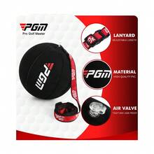 1pc PGM Inflatable Golf Ball, Suitable For Golf Training Device, Portable Swing Arm Corrector, Posture Assist Corrector, Training Accessories, Golf Accessories - Rose Red - View 2