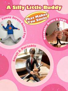 1pc Custom Shaped Pillow From Photo, Peripheral No White Edge Abstract Doll Limbs Separated With Skeleton Can Pose Mouse Dry Gift Birthday - Full Body Style - View 3