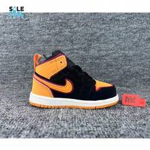 Air JORDAN AJ1 MID SE_BLACK ORANGE WHITE Shoes FJ4926-008 - 黃色 - 查看 2