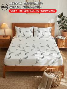 Bộ ga trải giường in họa tiết 2/3 món (1 ga trải giường + 1/2 vỏ gối, không kèm ruột gối), chất liệu bảo vệ nệm thân thiện với da và thoải mái, vỏ nệm in họa tiết, mềm mại, thoáng khí, nhiều kích cỡ, phù hợp với giường đơn/đôi/nữ hoàng/vua, có thể giặt máy, trang trí nhà cửa, trang trí phòng ngủ. - Nhiều màu - Xem 11