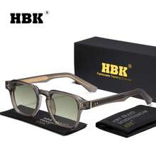 HBK Nuevas gafas de sol CP+PC, diseño minimalista y casual con remaches especiales, marco grande con estilo retro fresco y cool para hombres y mujeres, adecuadas para fiestas, playas de verano, regalos de vacaciones, viene con empaque completo - K40270 - Ver 18