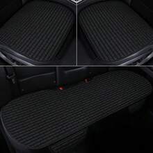 Cojín para asiento de coche, Funda para asiento de coche, Juego completo de cojín de asiento de lino, Transpirable, Cómodo y Antideslizante, Adecuado para todas las estaciones - cojín del asiento - Ver 5