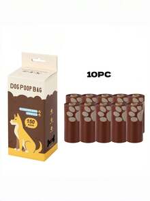 1 Set Disposable Portable Poop Bag, Milk & Chocolate Scented, Material - Multicolor - View 25