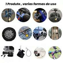 3.2mm Steel Security Seal Coated In PVC - Luggage Bag Strobe Bicycle Helmet General Use - 粉色 - 查看 3