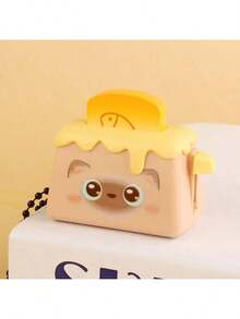 1pc Cartoon Mini Capybara Bread Maker Keychain Backpack Pendant Panda Toast Toy Creative Ornament - Multicolor - View 10