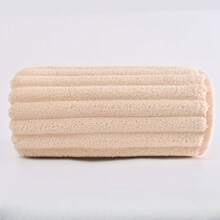 1/2pcs Coral Fleece Towel Set, Quick Drying Face Towel, Gift Beach Towel, Soft And Absorbent Hand Towel For Home, Kitchen, Bathroom, 2X Absorbency - No Shedding, No Pilling - Apricot - View 12