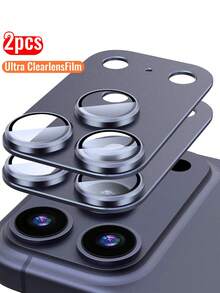 2 Stücke integrierter Linsenfilm kompatibel mit iPhone 17/17Pro/17Air/17Promax, kratzfest, verschleißfest, elegant, staubdicht, geeignet für täglichen Schutz, Büro, Zuhause, Linsenschutz, Handykameraabdeckung, wasserdicht, stoßfest, kratzfest - Blau - Übersicht 12