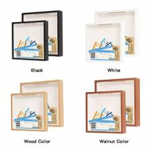 1个多尺寸（15x15/20x20/29x29厘米）黑/白PVC材质3D立体相框，用于存放旅行纪念品、照片，也可作为旅行纪念品收纳盒、登机牌/门票收纳盒、装饰收纳盒、票务整理盒和旅行剪贴簿使用，是完美的圣诞节/周年纪念日/生日礼物（家居装饰及节日聚会纪念品）。 - 彩色 - 查看 1