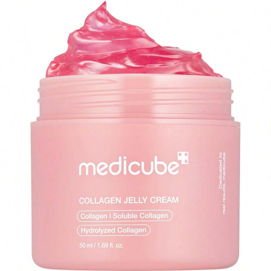 Medicube Collagen Niacinamide Jelly Cream 50ml, Bestseller Korean Skincare, Helps Improve Skin Elasticity, Reduce Fine Lines, Anti-Aging, Dermatologist-Tested, Silicon Free, Korean Skincare, Top Selling Cream, K-Beauty, Must Have Skin Care, Summer, Mother's Day Gift, Bikini, Y2k, Top Ranked Skincare, Fade Dark Spot, Youthful Skin, Improve The Appearance, Party - Collagen - 查看 1