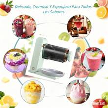 Juego compacto de picador de hielo inalámbrico doméstico, triturador de hielo. - Verde - Ver 2