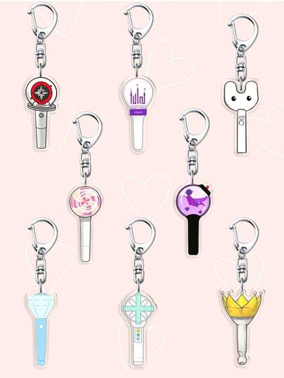 1pc KPop Lightstick Keychain | Mini Fan Acrylic Light Stick Keyring |Monster/StrayK-Ids/NEW Jeans/TWICE/EXO/TXT/ Collectible Gift| Perfect Gift For KPop Fans & Easy To Carry Collectible,Kpop Lightstick Keychain, Gift, MOA Keychain, Carat Merch, Stay Accessories, Twice Once Gift, Lightstick, Kpop Keyring, ARMYCollectible, Kpop Mini Light