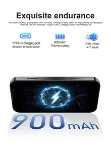 SERVO 17SE 迷你智能手机，Android 9.0 系统，双卡双待，2GB+16GB 存储，3.0 英寸高清屏幕，支持 3G WCDMA 网络，便携式小巧手机 - 粉色 - 查看 4