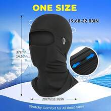 Summer Cycling Cap Sun Protection Battery-Free Outdoor Sports Headgear - Black - View 3