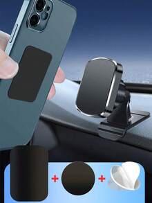 Magnetic Car Dashboard Phone Holder, New Magnetic Vent Mount Phone Holder, Car Phone Holder, Fits Car Air Vent, Universal Car Phone Holder, Phone Holder, Fits Smartphones & Navigators, Compatible With IPhone & Android, Birthday Gift, Car Accessories For Family & Friends, Car Phone Holder Accessories, Women Car Accessories - Black - View 16